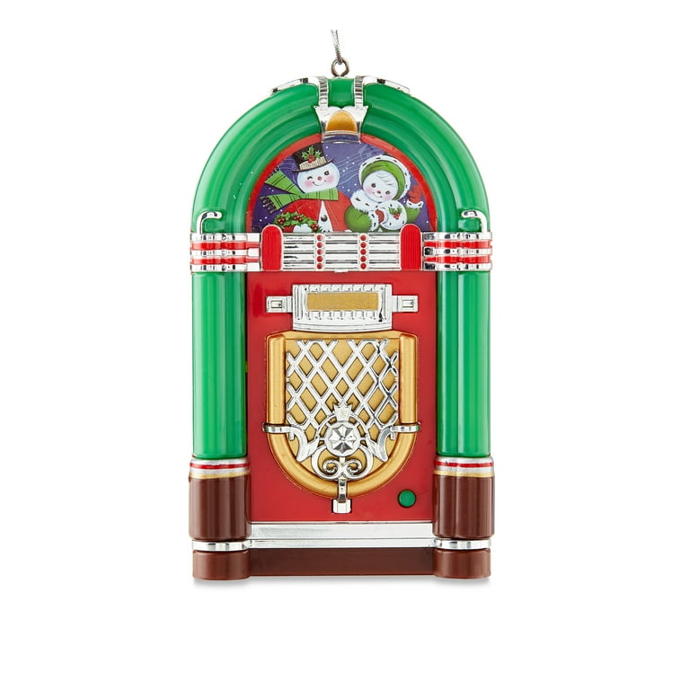 Mr. Christmas Mini Jukebox Ornament Green - Walmart.com