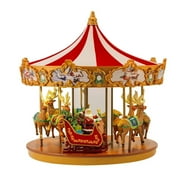 Mr. Christmas Novelty Animated Musical Very Merry Carousel Decoration