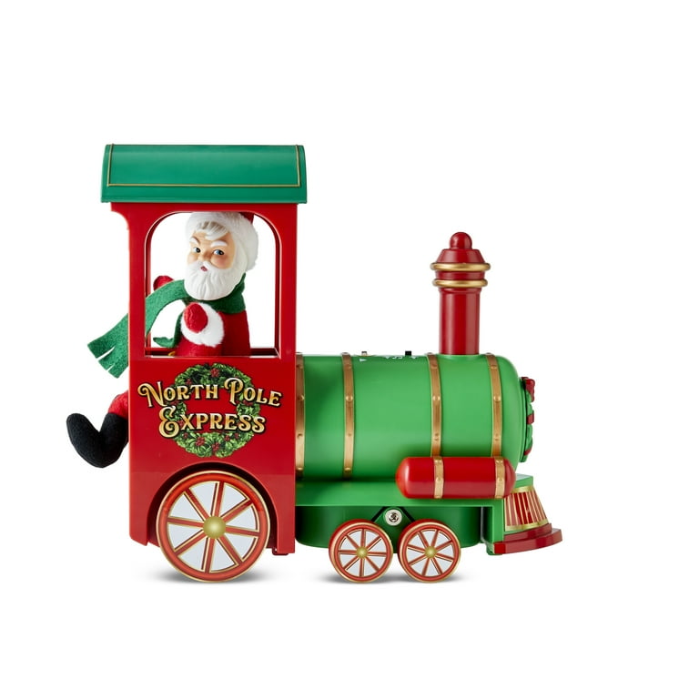 Mr. Christmas Santa's Animated Train Decoration - Walmart.com