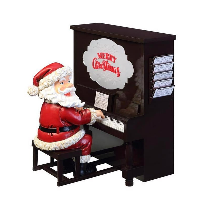 Animated  sing-along with Santa  サンタクロース Mr. Christmas Sing-A-Long Santa Animated Decor 10 in. - Walmart.com