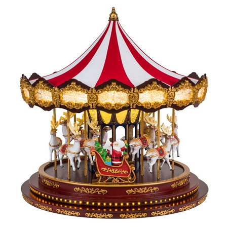 Mr Christmas - 16" Deluxe Christmas Carousel