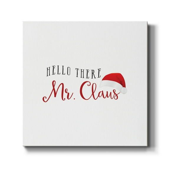 Mr. Claus-Premium Gallery Wrapped Canvas - Ready to Hang