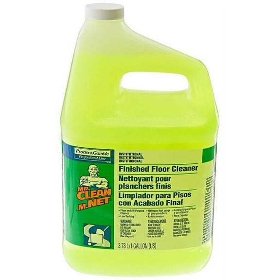 Mr Clean 02621 CPC 1 gal CT Finished Floor Cleaner, Lemon Scent - Case of 3