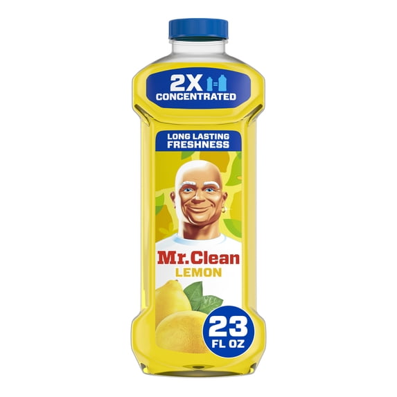 Purpose Icon Draw Mr. Clean, Floor Cleaner, Lemon Scent, 23 fl oz, All Purpose Cleaner ...