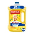 thumbnail image 1 of Mr. Clean 2X Concentrated Floor Cleaner, All Purpose Cleaner, Mop Soap, Lemon, 99 fl oz (2 Pack), 1 of 1