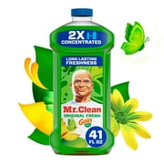Mr. Clean 2X Concentrated Floor Cleaner, All Purpose Cleaner, Mop Soap, Gain Original, 41 fl oz