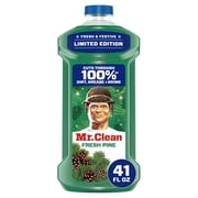 Mr. Clean All Purpose Cleaner, Floor Cleaner, Mop Soap, Cleaning Liquid, Fresh Pine, 41oz