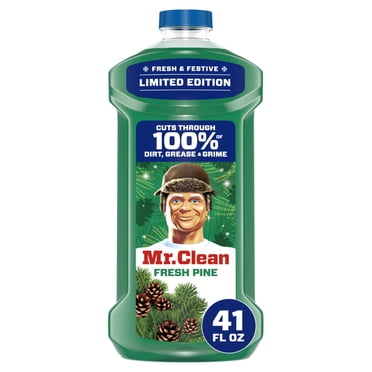 Mr. Clean All Purpose Cleaner, Floor Cleaner, Mop Soap, Cleaning Liquid, Fresh Pine, 41oz