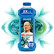 Mr. Clean 2X Concentrated Floor Cleaner, All Purpose Cleaner, Mop Soap, Unstopables Fresh, 23 fl oz