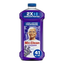 Mr. Clean 2X Concentrated Floor Cleaner, All Purpose Cleaner, Mop Soap, Lavender, 41 fl oz