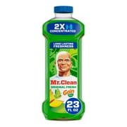 Mr. Clean 2X Concentrated Floor Cleaner, All Purpose Cleaner, Mop Soap, Gain Original, 23 fl oz