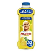 Mr. Clean 2X Concentrated Multi Surface Cleaner with Lemon Scent, 23 fl oz