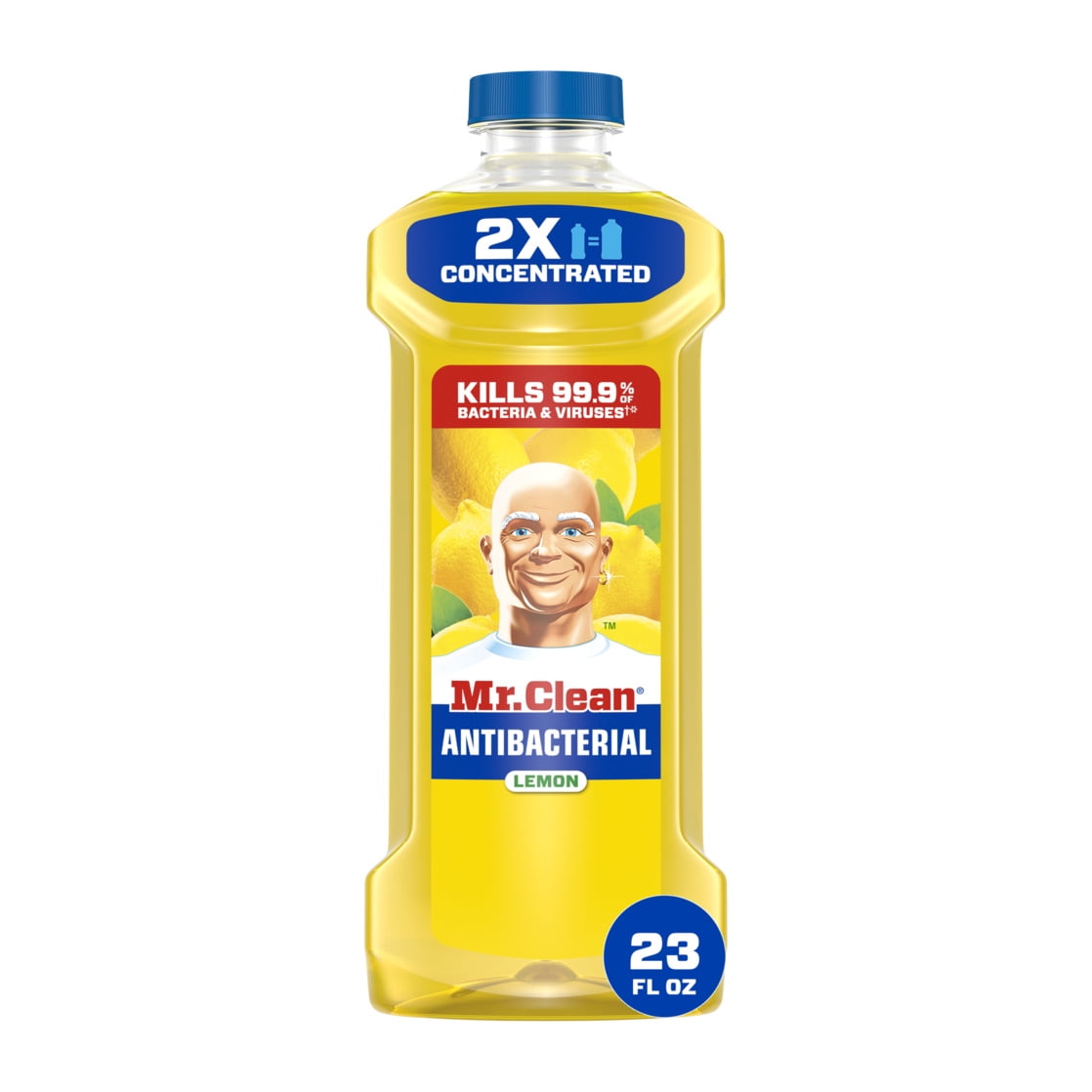 Mr. Clean All Purpose Cleaner, Floor Cleaner for Mopping, Cleaning Liquid, Lemon, 23oz
