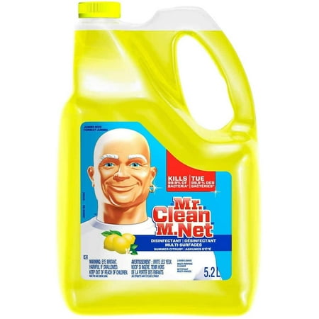 Mr. Clean Antibacterial Multi-Surface Cleaner, Summer Citrus, 176 Fl.Oz / 5.2 L