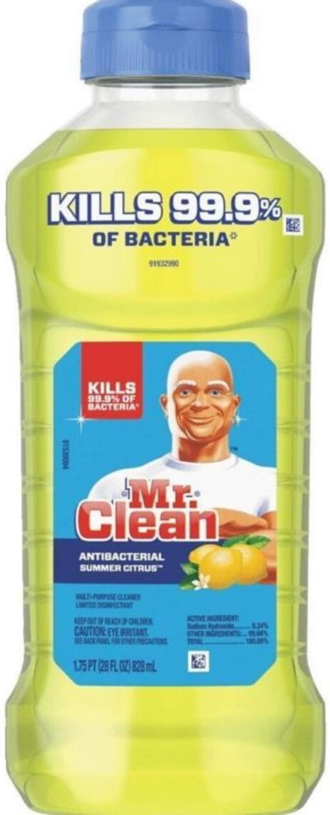 Multi-Surface Antibacterial Cleaner, Summer Citrus, 28 oz Bottle