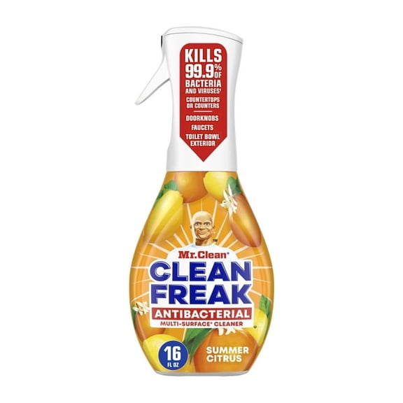 Mr. Clean Clean Freak All Purpose Cleaner Spray, Multi-Surface Cleaning, AB Citrus, 16oz - 2 Pack