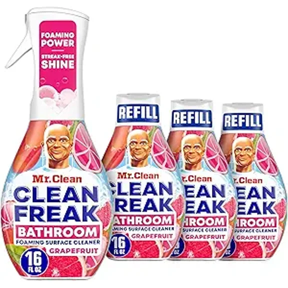 Mr. Clean Clean Freak All Purpose Cleaner Spray, Multi-Surface Cleaning, Grapefruit, 16oz
