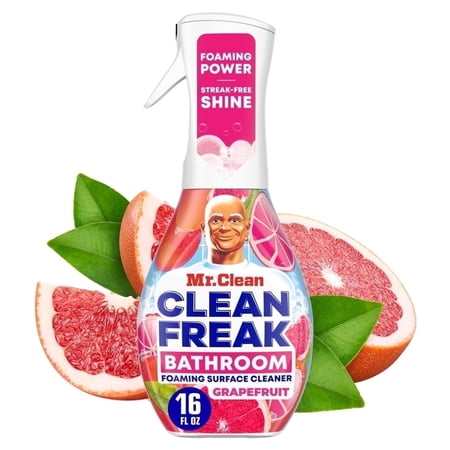 Mr. Clean Clean Freak All Purpose Cleaner Spray, Multi-Surface Cleaning, Grapefruit, 16oz