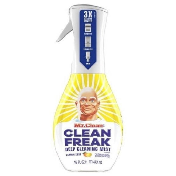 Mr. Clean Clean Freak Multi-Purpose Cleaner, Lemon Zest 16 fl oz (Pack of 2)