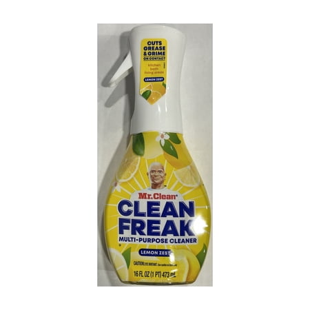 Mr. Clean Clean Freak Multi-Purpose Cleaner, Lemon Zest 16 fl oz (Pack of 3)