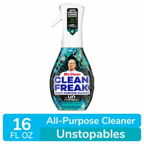 Mr. Clean Clean Freak Deep Cleaning Mist Multi-Purpose Cleaner Starter Kit Unstopables Fresh 16 fl oz