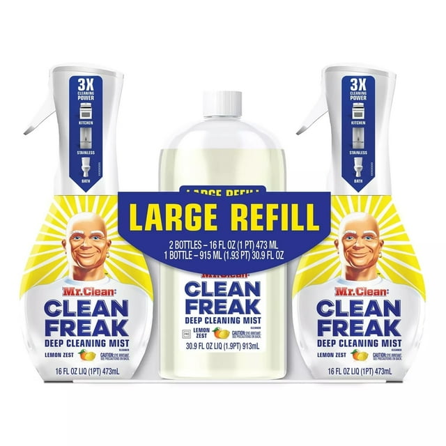Mr. Clean, Clean Freak Deep Cleaning Mist MultiSurface Spray + Refill