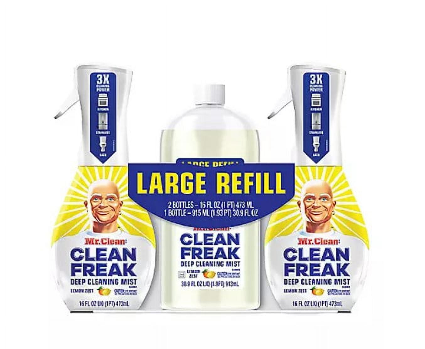 Mr. Clean Clean Freak Multi-purpose Cleaner Refill - Lemon Zest - 16 Fl Oz  : Target