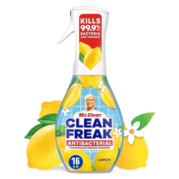 Mr. Clean Clean Freak Lemon Scent Antibacterial Multi-Purpose Bath Cleaner, 16 Fl oz