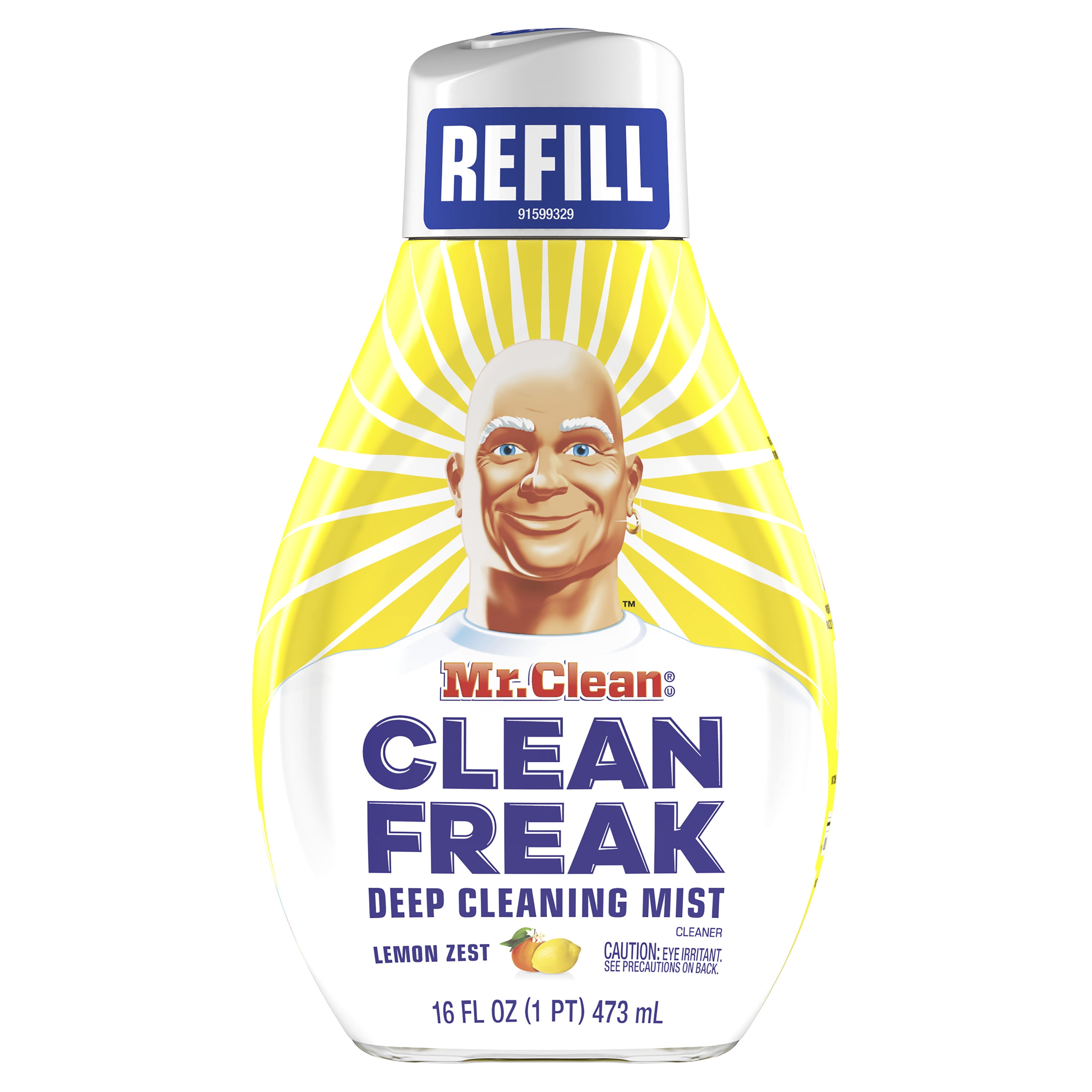 Mr. Clean Clean Freak Multi-Surface Spray Refill, Lemon Zest, 16 fl oz