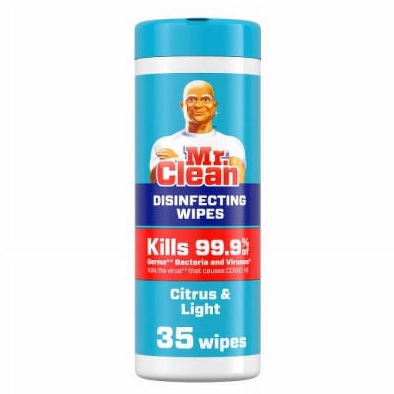 Mr. Clean Disinfecting Wipes Citrus Scent 35 count., Each - Walmart.com