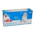Mr. Clean LatexFree Disposable Vinyl Gloves, Flexible Fit, 100 Ct