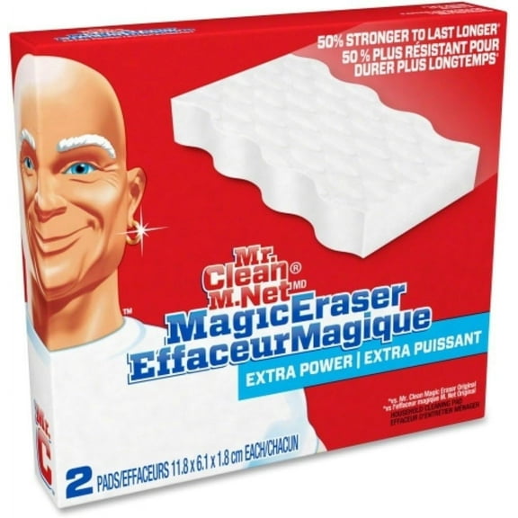 Mr. Clean Magic Eraser Extra Power Cleaning Sponge - Household Use - 2 ct Pack of 4