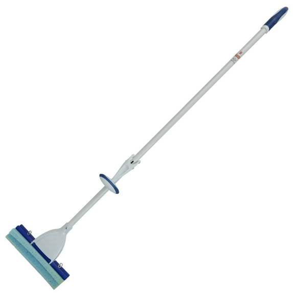 Mr. Clean Heavy Duty Roller Mop, 45" Handle, 10 1/2 x 3 Head, White/Blue
