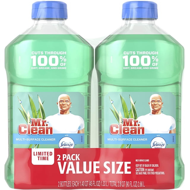 Mr. Clean Liquid All Purpose Cleaner Meadows and Rain with Febreze