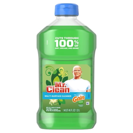 Mr. Clean Liquid Multipurpose Cleaner, Gain Scent, 45 Oz. (Pack of 2)