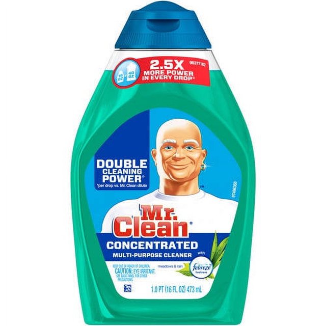 Mr. Clean Liquid Muscle AllPurpose Cleaner, Meadows & Rain with Febreze Freshness, 16oz