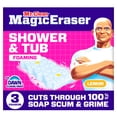 thumbnail image 1 of Mr. Clean Magic Eraser Sponge, Shower & Tub Cleaner, Lemon, 3 Count, 1 of 15