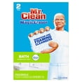 thumbnail image 1 of Mr. Clean Magic Eraser Bath, Cleaning Pads with Durafoam, Meadows & Rain, 2 Count, 1 of 12