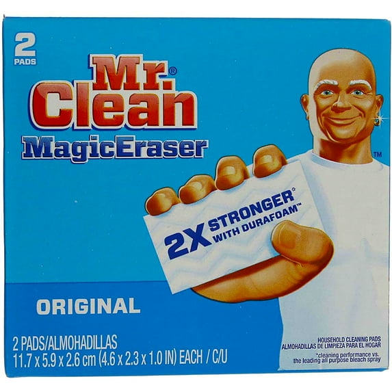 Mr. Clean Magic Eraser Cleaning Pads with Durafoam, 2 Ct (4 Pack)