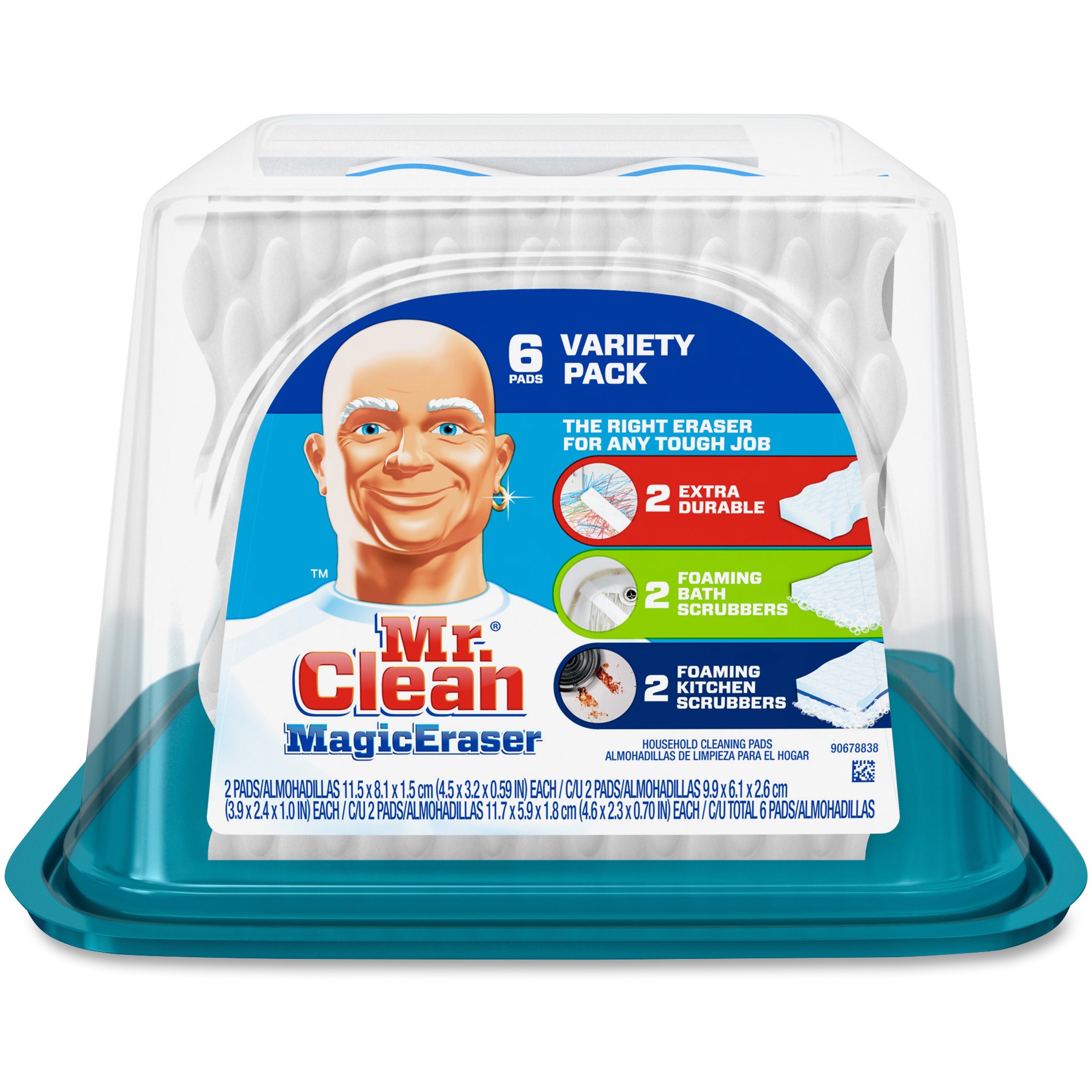 Mr. Clean Magic Eraser Cleaning Pads with Durafoam, Variety Pk, 6 Ct - image 1 of 11