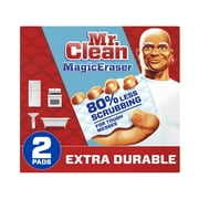 Mr. Clean Magic Eraser Extra Durable, Cleaning Pads with Durafoam, 2 Ct