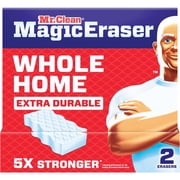 Mr. Clean Magic Eraser Extra Durable, Cleaning Pads with Durafoam, 2 Ct