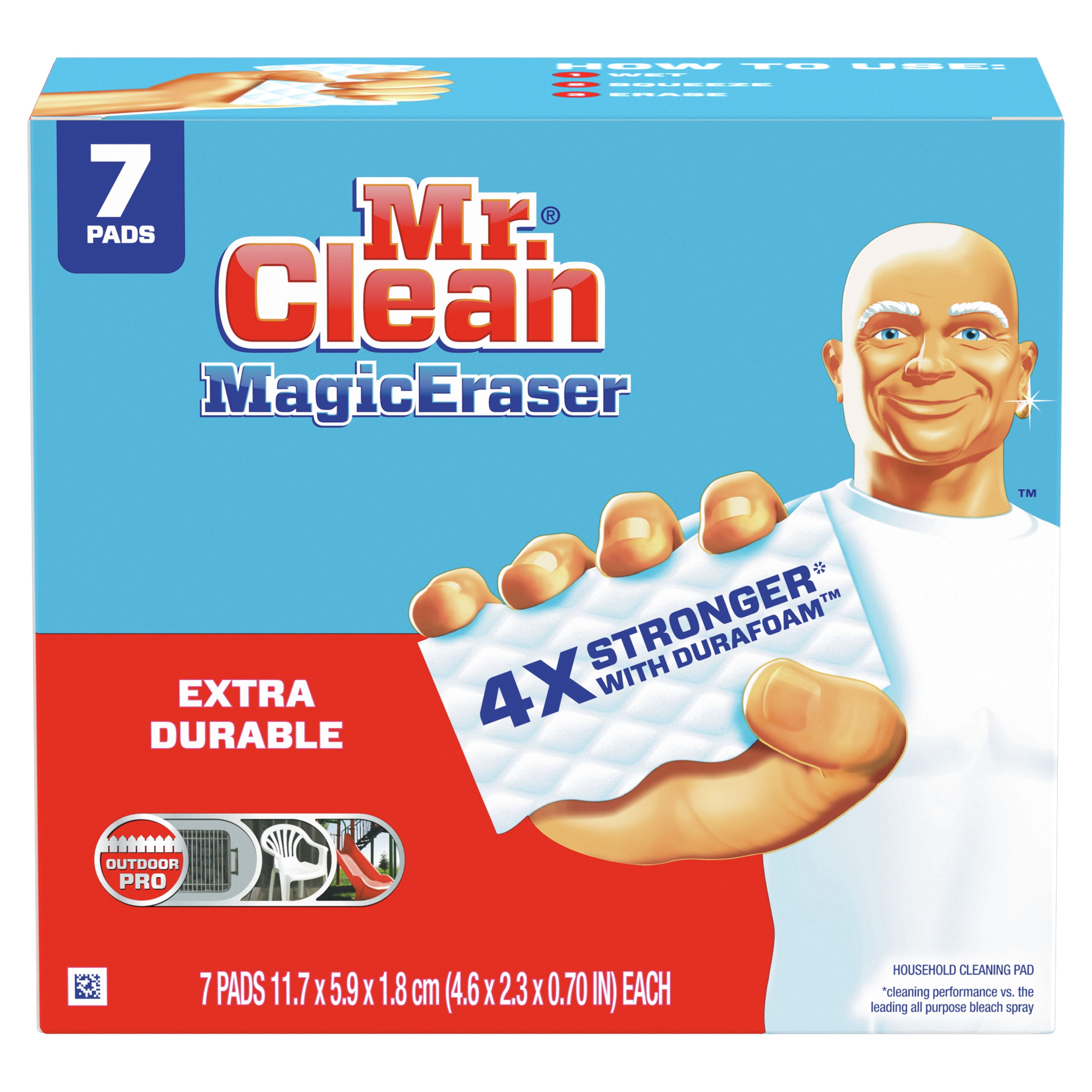 Mr. Clean Magic Eraser Extra Durable Cleaning Pads with Durafoam ...