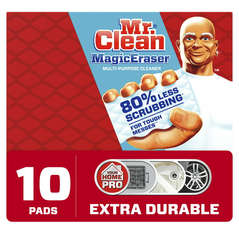 Mr. Clean Magic Eraser Extra Durable Multi-Purpose Foam Cleaning ...