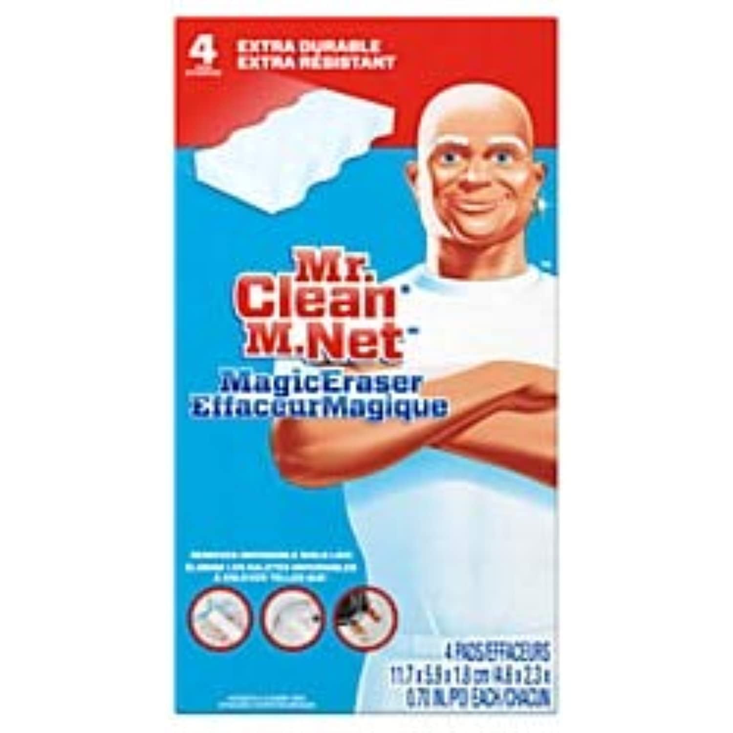 Mr. Clean Magic Eraser Extra Power Pads, Box Of 4