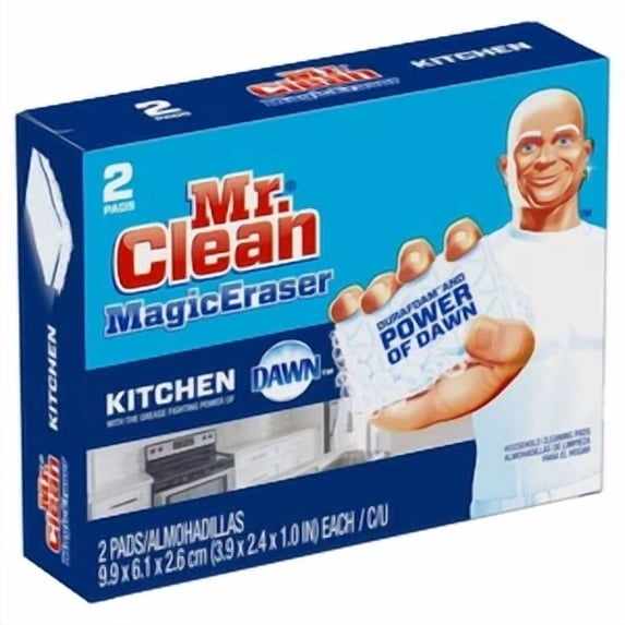Mr. Clean Magic Eraser Multi-Purpose Household Cleaning Pads 2 Count Pack Of 2