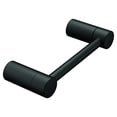 thumbnail image 1 of Moen Align Matte Black Pivoting Double Post Modern Toilet Paper Holder, 1 of 6