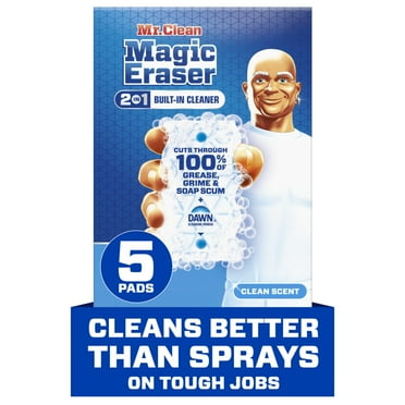 Mr. Clean Magic Eraser Ultra Foamy All Purpose Cleaner, Degreaser, Foaming Sponge, 5ct