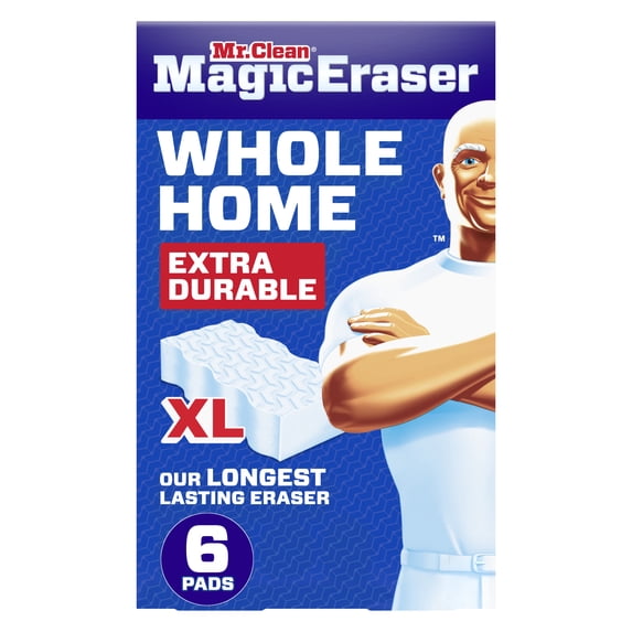 Mr. Clean Fade Mr Clean Magic Eraser Whole Home XL 6ct - Walmart.com