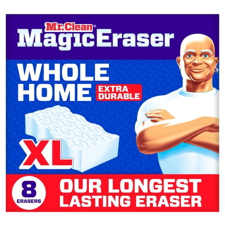 Mr. Clean Magic Eraser Sponge, Whole Home Extra Durable XL, 8ct